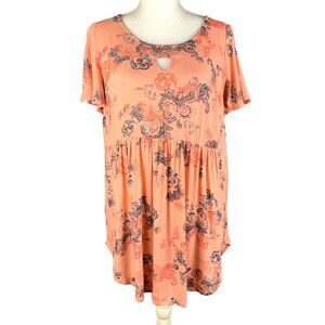 Torrid Women's Printed Paisley Short Sleeve Dress Size 12